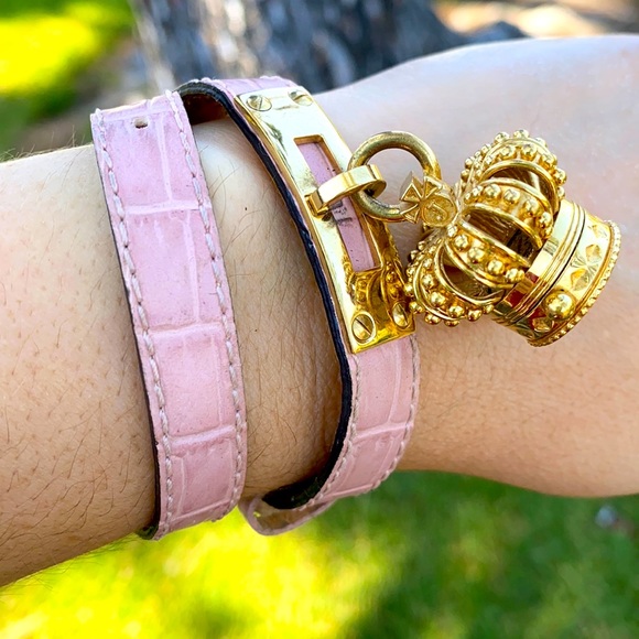 Juicy Couture Crown Watch CHARM Leather bracelet - Picture 5 of 15